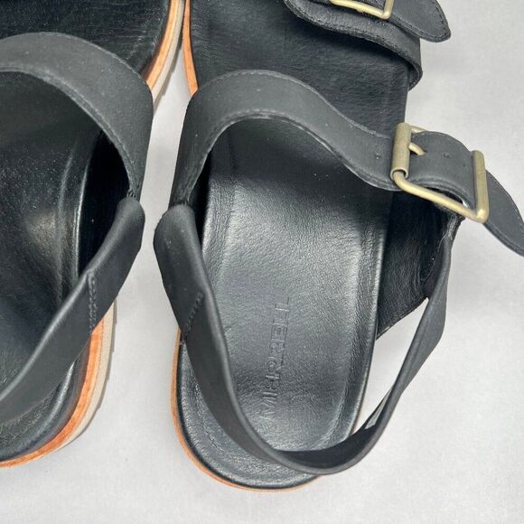 Merrell Juno Sandals Women's Size 8 Black Leather Buckle Slingback Flip Flops - Picture 9 of 12